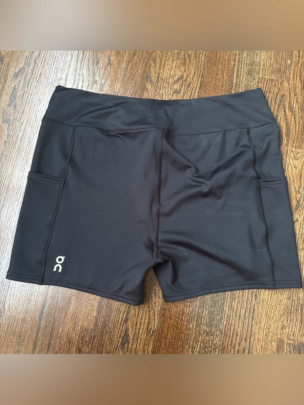 On Cloud Women’s Black Running Court Shorts with Pockets - Picture 5 of 5